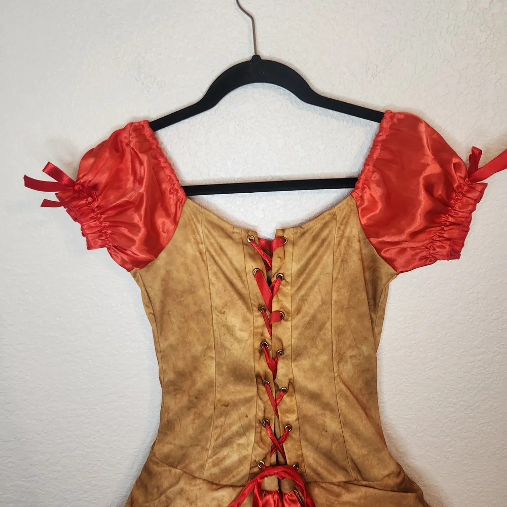 Dreamgirl Hot Cherry Pie Dreamgirl Costume 4558  Renaissance medieval size M - Picture 13 of 16